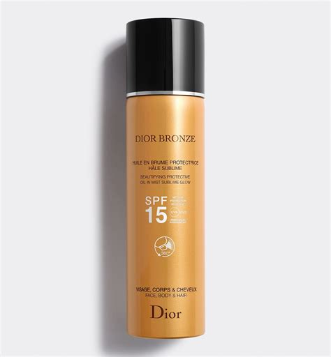 dior bronze olio spray|DIOR Bronze Beautifying Protective Oil in Mist Sublime Glow SPF15.